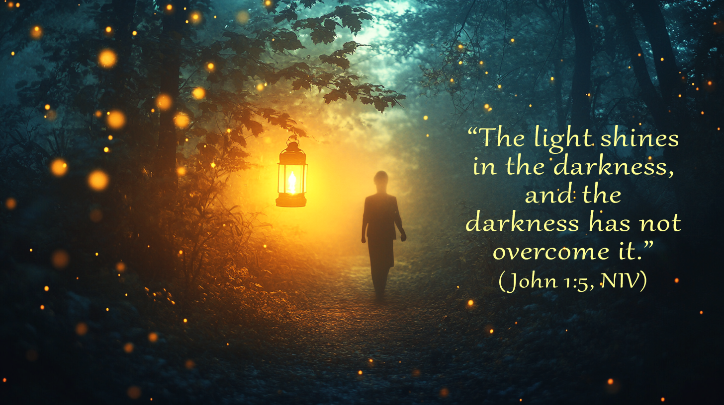 Farmer in misty dawn field representing Steady Joy—Advent patience, faith, and trust in God’s timing from James 5:7–10.