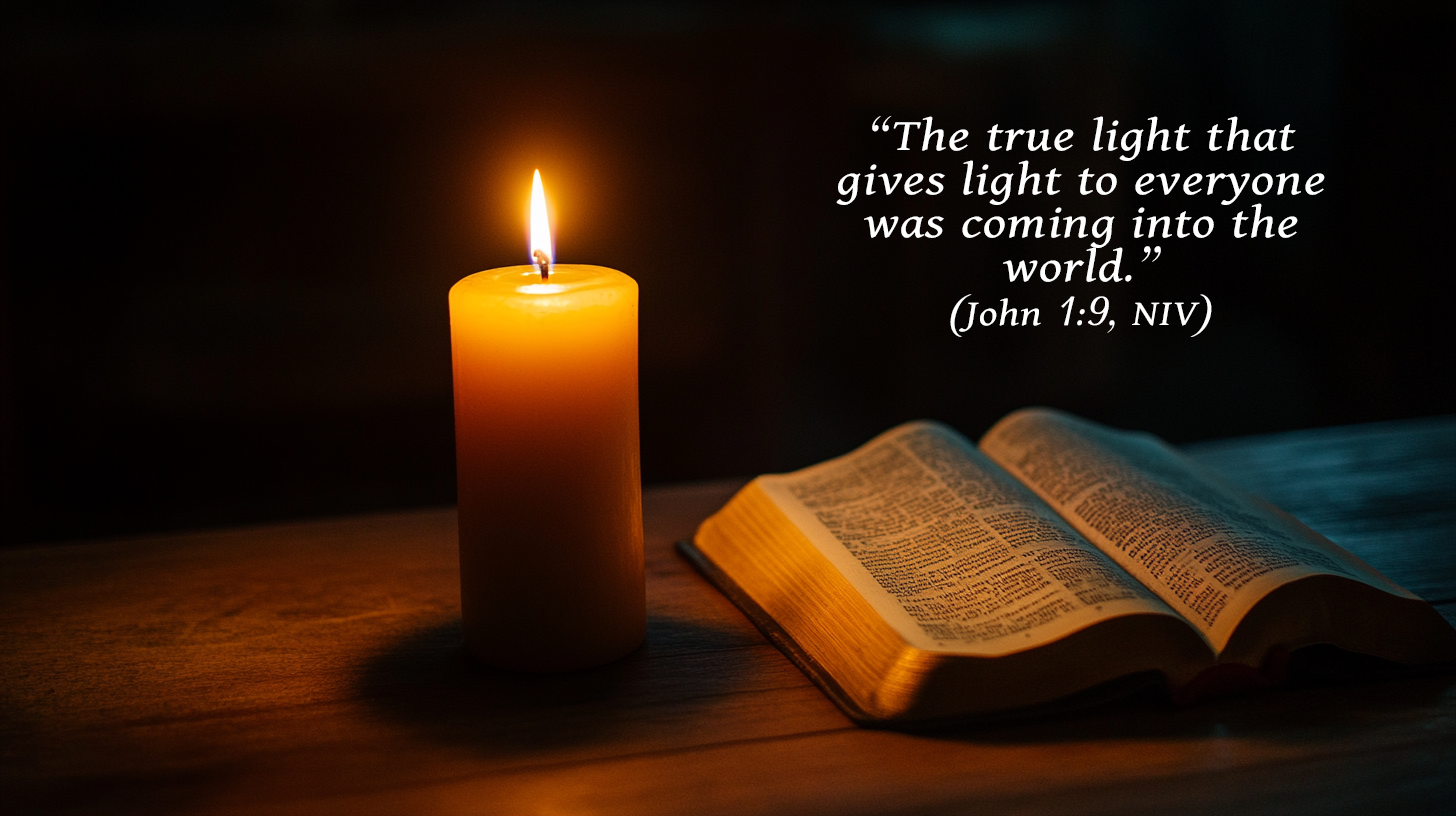 Candlelit window scene symbolizing Advent watchfulness in Matthew 24:36–44—living awake to God’s presence and hope in the darkness.