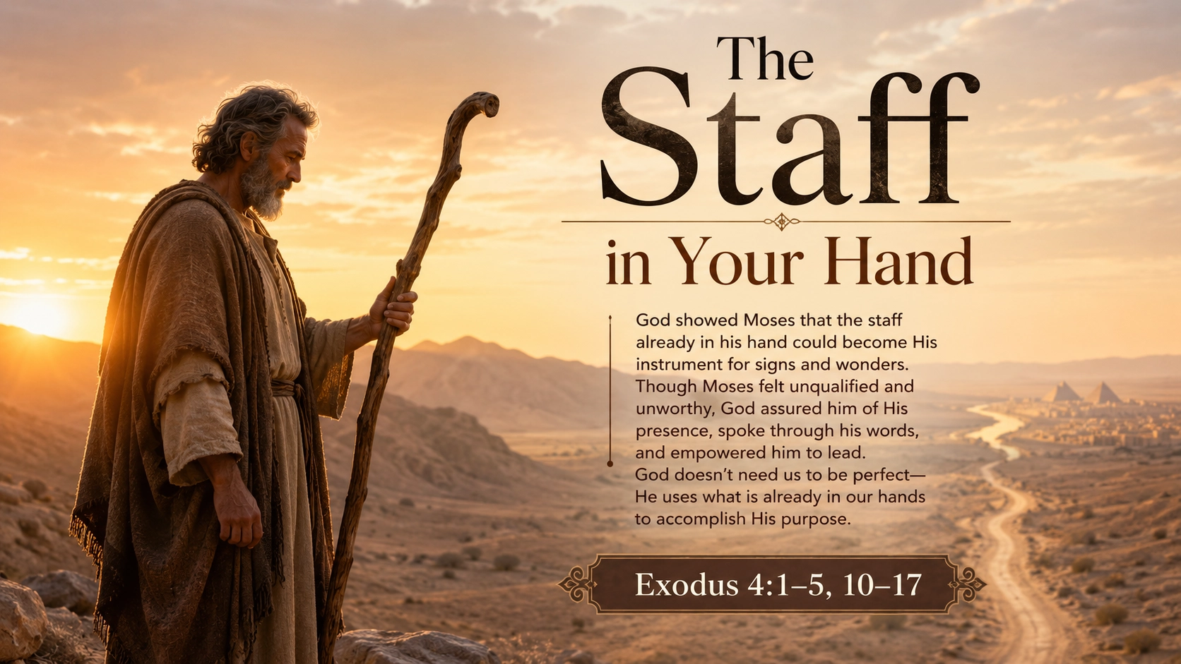 The Staff in Your Hand